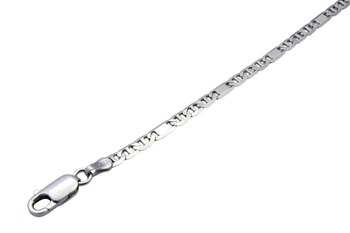 Stříbrný 925/1000 řetízek "H" S1066