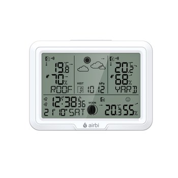 Airbi DUO - meteostanice se 2 bezdrátovými čidly