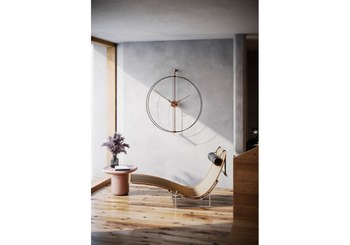 Designové nástěnné hodiny Nomon Barcelona Premium Black 81cm