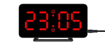 JVD SB3216.3 - Stále svítící budík včetně síťového adaptéru