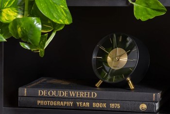 Designový budík KA5919BK Karlsson 12cm