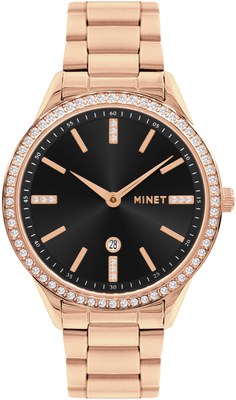 MINET Rose gold dámské hodinky AVENUE MWL5309