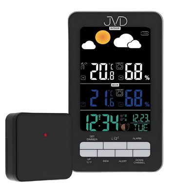 Rádiem řízená meteorologická stanice JVD RB6687.1