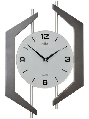 Adler 21183-ANT - moderní hodiny ze dřeva a kovu (2)_SL