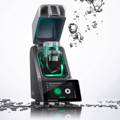 WR TEST tlaková zkouška na stroji ProofMaster PRO provádí Hodinářství.cz