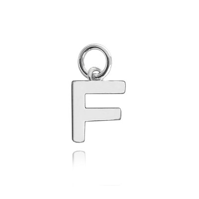 MINET Stříbrný 925/1000 přívěs drobné písmeno "F"