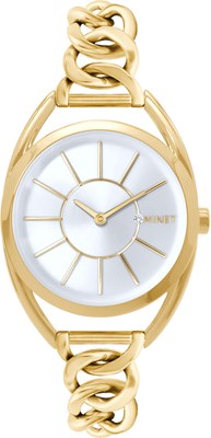 MINET Stříbrno-zlaté dámské hodinky s čísly ICON GOLD MWL5233