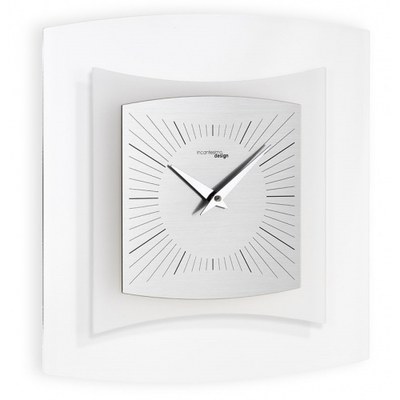 Designové nástěnné hodiny I059M chrome IncantesimoDesign 35cm