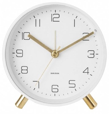 Designový budík KA5752WH Karlsson 11cm