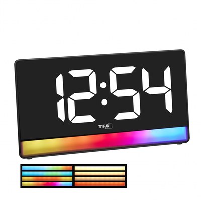 TFA 60.2051.01 - digitální budík s barevným osvětlením