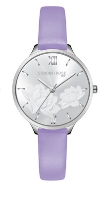 Hodinky SUNDAY ROSE Fashion Pastel Violet SUN-F14