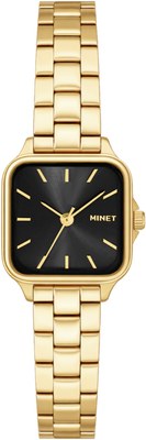 MINET Zlato-černé dámské hodinky GRACE MWL5506