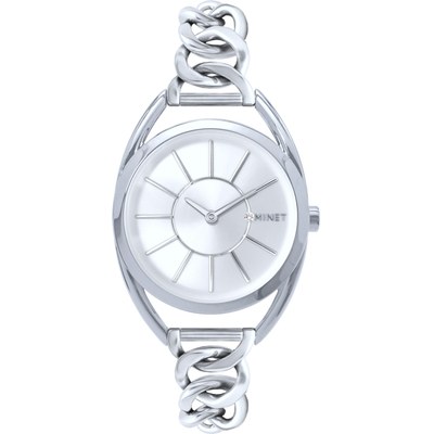 MINET Stříbrné dámské hodinky ICON SILVER MWL5235