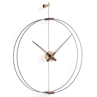 Designové nástěnné hodiny Nomon Barcelona Gold Small 76cm