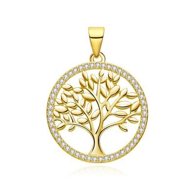 MOISS stříbrný 925/1000 přívěsek STROM GOLD