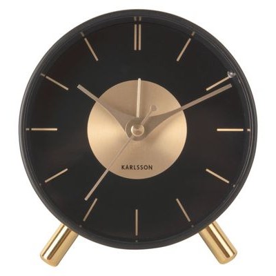 Designový budík KA5919BK Karlsson 12cm