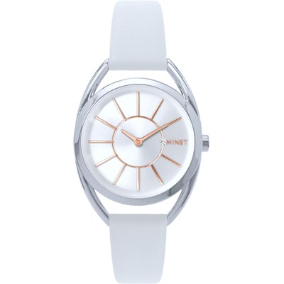 MINET Stříbrné dámské hodinky ICON SILVER MWL5237