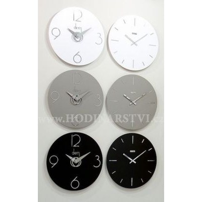 Designové nástěnné hodiny Gemini I412TRV caffé latte IncantesimoDesign 45cm