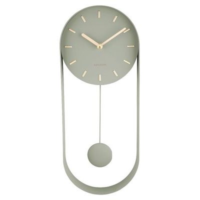 Designové kyvadlové nástěnné hodiny KA5822DG Karlsson 50cm
