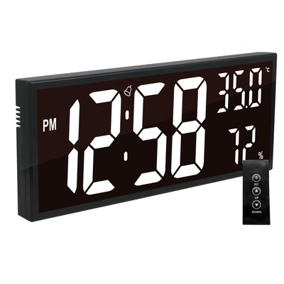 JVD DH309.1 digitální hodiny s velkými číslicemi a dálkovým ovladačem