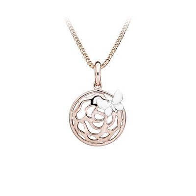 MOISS stříbrný 925/1000 přívěsek KVĚTINA ROSE