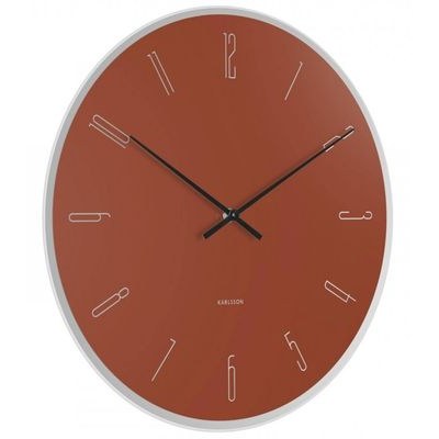 Designové nástěnné hodiny I560M chrome IncantesimoDesign 45cm
