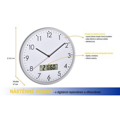 Venkovní digitální teploměr na okno TFA 30.1025