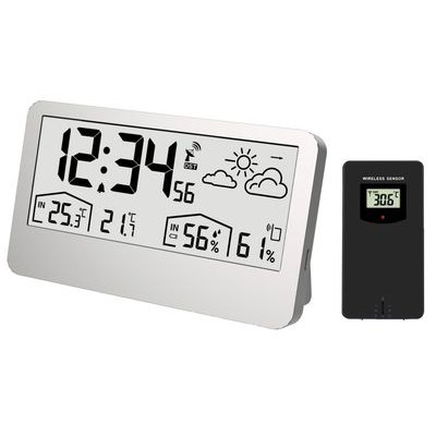 JVD RB3407.2 - Moderní budík s meteostanicí
