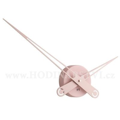 Designové nástěnné hodiny Future Time FT9650PI Hands pink 60cm