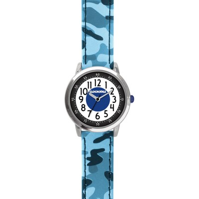 Svítící modré chlapecké hodinky CLOCKODILE ARMY CWB0030