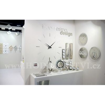 Designové nástěnné hodiny Gemini I412TRV caffé latte IncantesimoDesign 45cm