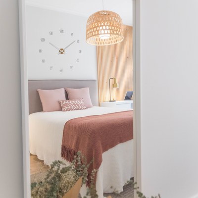 JVD HC38.1 - Nástěnné hodiny s průměrem 50 cm