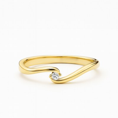 Zlatý 585/1000 prsten s brilianty 381.0726 59 0,04ct