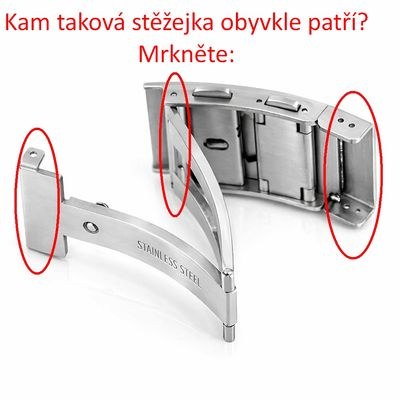 EXTRA silná stěžejka do řemínku SDF tloušťka 2,50 mm