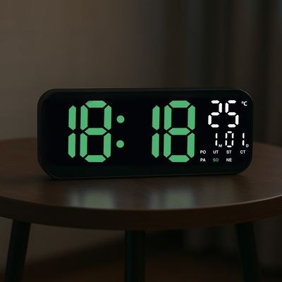 KUBRi 0700 - Moderní hodiny z nerez oceli vyrobené v Česku