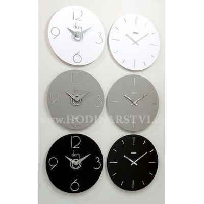 Designové nástěnné hodiny Gemini I412TRV caffé latte IncantesimoDesign 45cm
