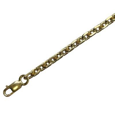 Zlatý 585/1000 řetěz silný anker 60 cm - váha 85,77 gramů