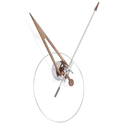 Hodiny Nomon Cris Walnut White 70cm