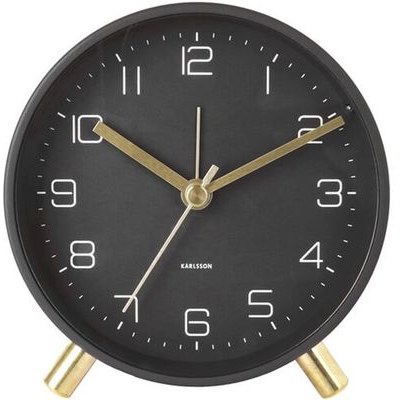 Designový budík KA5919BK Karlsson 12cm