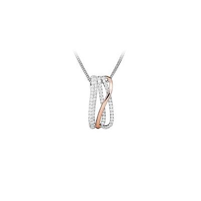 Přívěsek JVD SVLP0703SH8BK00 stříbrný 925/1000