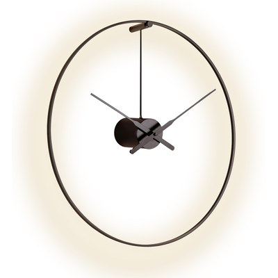 Nomon Ombra mini 55 cm - Designové nástěnné hodiny s LED podsvětlením v rámu