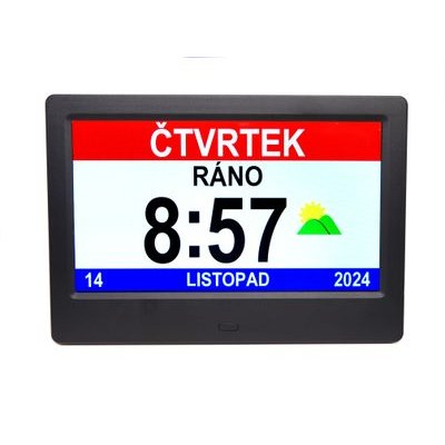 JVD DH1.1 - Svítící digitální hodiny s vynikající čitelností