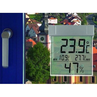 Venkovní digitální teploměr na okno TFA 30.1025