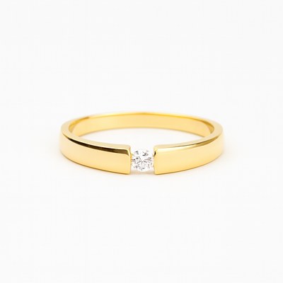 Zlatý 585/1000 prsten s briliantem 381.2171 0,06ct