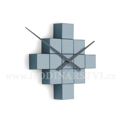 Designové nalepovací hodiny Future Time FT9600BK Modular black 60cm