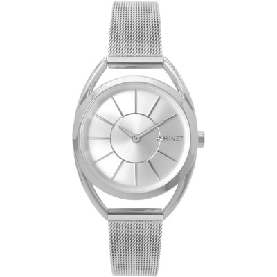 Stříbrné dámské hodinky MINET ICON PURE SILVER MESH MWL5013