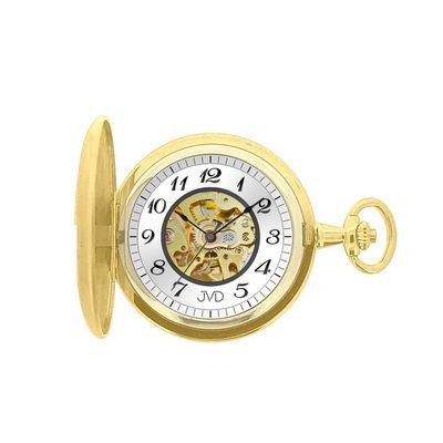 Kapesní mechanické natahovací hodinky JVD LK17