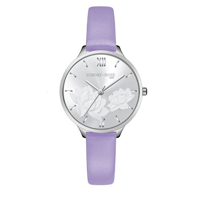 Hodinky SUNDAY ROSE Fashion Pastel Violet SUN-F14