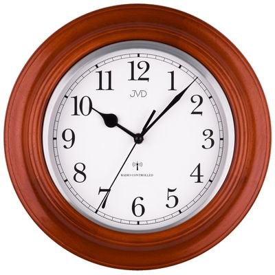 JVD NR27043/23 - dřevěné hodiny řízené signálem