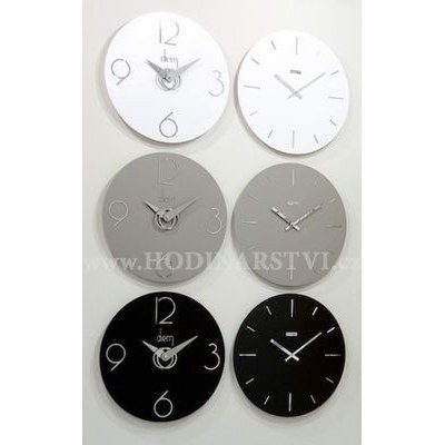 Designové nástěnné hodiny Gemini I412TRV caffé latte IncantesimoDesign 45cm